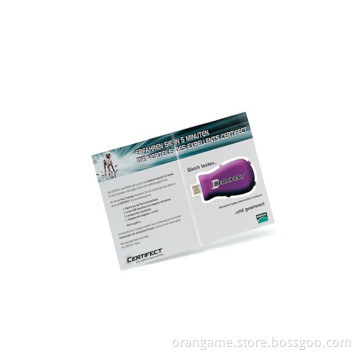 Cute Customized Design Mini Card Paper Webkey for Advertising
